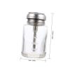 100ml Glass Pump Dispenser Bottle for Liquid Makeup Pads view 2