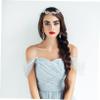 Ipetboom 1pc Bridal Headwear Hair Comb Rhinestones Wedding Hair Accessory for Bride view 4