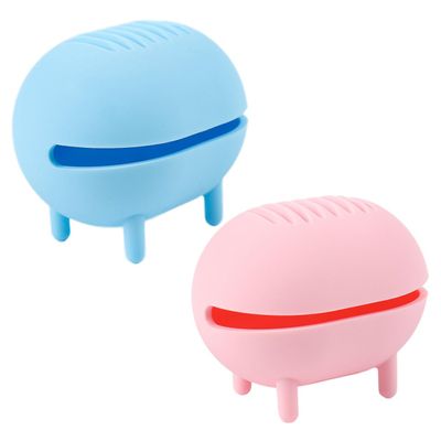 Beaupretty 2pcs Portable Makeup Puff Holder Box Dustproof and Breathable Silicone Makeup Sponge Organizer Travel-Friendly Cosmetic Storage for Beauty Enthusiasts