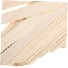 PLAFOPE Body Wax Sticks Wooden Wax Applicators for Hair Removal Smooth Surface Spatulas for Salon Home Use for Sensitive Areas Sticks Per Box view 2
