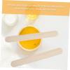 PLAFOPE Body Wax Sticks Wooden Wax Applicators for Hair Removal Smooth Surface Spatulas for Salon Home Use for Sensitive Areas Sticks Per Box view 3