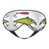 Fishing Lure04 Print Sleep Mask Silk-Like Eye Mask Sleeping Eye Mask for Women Men for Travel Sleep Relaxation view 1