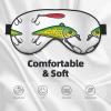 Fishing Lure04 Print Sleep Mask Silk-Like Eye Mask Sleeping Eye Mask for Women Men for Travel Sleep Relaxation view 3