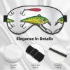 Fishing Lure04 Print Sleep Mask Silk-Like Eye Mask Sleeping Eye Mask for Women Men for Travel Sleep Relaxation view 4