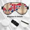 Abstract Georgian Flag Map03 Print Sleep Mask Silk-Like Eye Mask Sleeping Eye Mask for Women Men for Travel Sleep Relaxation view 4