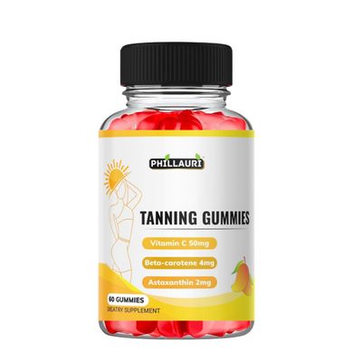 Tanning Gummies | Tanning Gummies For Adults & Women | Tanning Supplement - 60 Gummies (Pack 1)