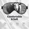 Cute Sheep Lamb Print Sleep Mask Silk-Like Eye Mask Sleeping Eye Mask for Women Men for Travel Sleep Relaxation view 3