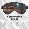 HDSKFNS Halloween Carnival Party Print Sleep Mask Silk-Like Eye Mask Sleeping Eye Mask For Women Men For Travel Sleep Relaxation view 3
