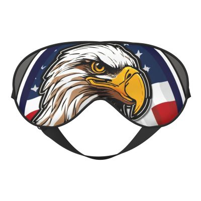 American Bald Eagle Print Sleep Mask Silk-Like Eye Mask Sleeping Eye Mask for Women Men for Travel Sleep Relaxation