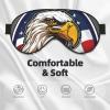American Bald Eagle Print Sleep Mask Silk-Like Eye Mask Sleeping Eye Mask for Women Men for Travel Sleep Relaxation view 3