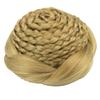 Bun, Synthetic Braided Hair Bun for Women - Wedding Party Updo Chignon Wig for Women(Ash Blonde) view 2