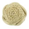 Bun, Synthetic Braided Hair Bun for Women - Wedding Party Updo Chignon Wig for Women(Ash Blonde) view 4