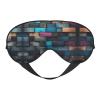Colorful Painted Wood Print Sleep Mask Silk-Like Eye Mask Sleeping Eye Mask for Women Men for Travel Sleep Relaxation view 1