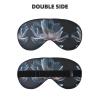 3D Flower Print Sleep Mask Silk-Like Eye Mask Sleeping Eye Mask for Women Men for Travel Sleep Relaxation view 2
