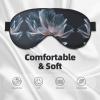 3D Flower Print Sleep Mask Silk-Like Eye Mask Sleeping Eye Mask for Women Men for Travel Sleep Relaxation view 3