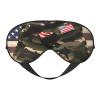 Camo American Flags Print Sleep Mask Silk-Like Eye Mask Sleeping Eye Mask for Women Men for Travel Sleep Relaxation view 1