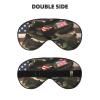Camo American Flags Print Sleep Mask Silk-Like Eye Mask Sleeping Eye Mask for Women Men for Travel Sleep Relaxation view 2