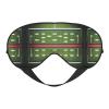 American Football Field and Ball Print Sleep Mask Silk-Like Eye Mask Sleeping Eye Mask for Women Men for Travel Sleep Relaxation view 1