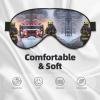HDSKFNS Firefighter Fireman Flame Print Sleep Mask Silk-Like Eye Mask Sleeping Eye Mask For Women Men For Travel Sleep Relaxation view 3