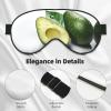 Avocado2 Print Sleep Mask Silk-Like Eye Mask Sleeping Eye Mask for Women Men for Travel Sleep Relaxation view 4