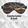 HDSKFNS Heart Tree Print Sleep Mask Silk-Like Eye Mask Sleeping Eye Mask For Women Men For Travel Sleep Relaxation view 3