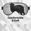 Cute Sheep Lamb Print Sleep Mask Silk-Like Eye Mask Sleeping Eye Mask for Women Men for Travel Sleep Relaxation view 3