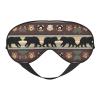Bear Print Sleep Mask Silk-Like Eye Mask Sleeping Eye Mask for Women Men for Travel Sleep Relaxation view 1