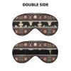 Bear Print Sleep Mask Silk-Like Eye Mask Sleeping Eye Mask for Women Men for Travel Sleep Relaxation view 2