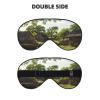 Farmhouse Print Sleep Mask Silk-Like Eye Mask Sleeping Eye Mask for Women Men for Travel Sleep Relaxation view 2