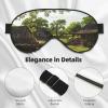 Farmhouse Print Sleep Mask Silk-Like Eye Mask Sleeping Eye Mask for Women Men for Travel Sleep Relaxation view 4