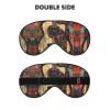 Art Guitar Pattern Print Sleep Mask Silk-Like Eye Mask Sleeping Eye Mask for Women Men for Travel Sleep Relaxation view 2