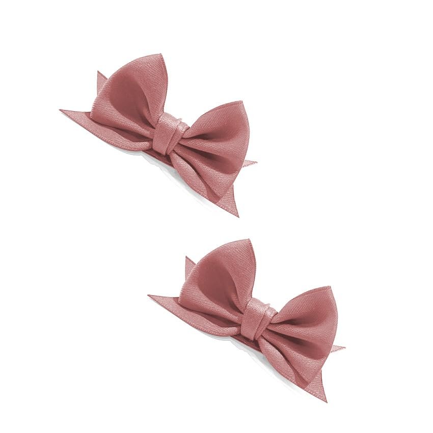 Bownita Girl's' Classic Handmade Nekomimi Hair Clips, Snag-Free, No-Slip, Mini Size (Sweet Nectar)