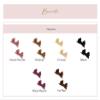 Bownita Girl's' Classic Handmade Nekomimi Hair Clips, Snag-Free, No-Slip, Mini Size (Sweet Nectar) view 3