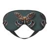 Beautiful Moth Print Sleep Mask Silk-Like Eye Mask Sleeping Eye Mask for Women Men for Travel Sleep Relaxation view 1