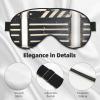 Classic Movie Clapboard Black Print Sleep Mask Silk-Like Eye Mask Sleeping Eye Mask for Women Men for Travel Sleep Relaxation view 4