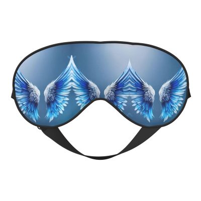 HDSKFNS Angel Wing Print Sleep Mask Silk-Like Eye Mask Sleeping Eye Mask For Women Men For Travel Sleep Relaxation