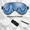 HDSKFNS Angel Wing Print Sleep Mask Silk-Like Eye Mask Sleeping Eye Mask For Women Men For Travel Sleep Relaxation view 4