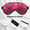 Abstract Heart Print Sleep Mask Silk-Like Eye Mask Sleeping Eye Mask for Women Men for Travel Sleep Relaxation view 4