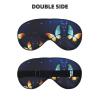 HDSKFNS Cute Butterfly Print Sleep Mask Silk-Like Eye Mask Sleeping Eye Mask For Women Men For Travel Sleep Relaxation view 2
