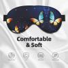 HDSKFNS Cute Butterfly Print Sleep Mask Silk-Like Eye Mask Sleeping Eye Mask For Women Men For Travel Sleep Relaxation view 3