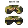 Deer Bear Moose Print Sleep Mask Silk-Like Eye Mask Sleeping Eye Mask for Women Men for Travel Sleep Relaxation view 2