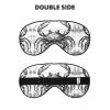 Cartoon Crab 1 Print Sleep Mask Silk-Like Eye Mask Sleeping Eye Mask for Women Men for Travel Sleep Relaxation view 2