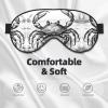 Cartoon Crab 1 Print Sleep Mask Silk-Like Eye Mask Sleeping Eye Mask for Women Men for Travel Sleep Relaxation view 3