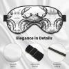 Cartoon Crab 1 Print Sleep Mask Silk-Like Eye Mask Sleeping Eye Mask for Women Men for Travel Sleep Relaxation view 4