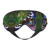 Colorful Butterfly Print Sleep Mask Silk-Like Eye Mask Sleeping Eye Mask for Women Men for Travel Sleep Relaxation view 1