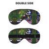 Colorful Butterfly Print Sleep Mask Silk-Like Eye Mask Sleeping Eye Mask for Women Men for Travel Sleep Relaxation view 2