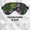 Colorful Butterfly Print Sleep Mask Silk-Like Eye Mask Sleeping Eye Mask for Women Men for Travel Sleep Relaxation view 3