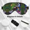 Colorful Butterfly Print Sleep Mask Silk-Like Eye Mask Sleeping Eye Mask for Women Men for Travel Sleep Relaxation view 4