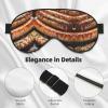 HDSKFNS Fast Food Print Sleep Mask Silk-Like Eye Mask Sleeping Eye Mask For Women Men For Travel Sleep Relaxation view 4