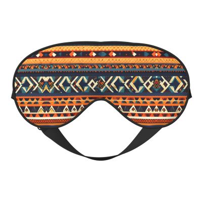 African National Patterns Print Sleep Mask Silk-Like Eye Mask Sleeping Eye Mask for Women Men for Travel Sleep Relaxation
